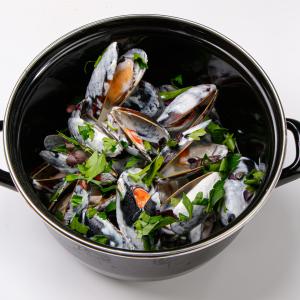 Мидии в соусе "Блю Чиз"